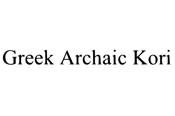Greek Archaic Kori